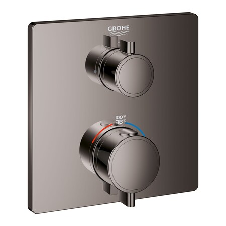 Grohe Single Function 2-Handle Thermostatic Valve Trim, Gray 24110A00